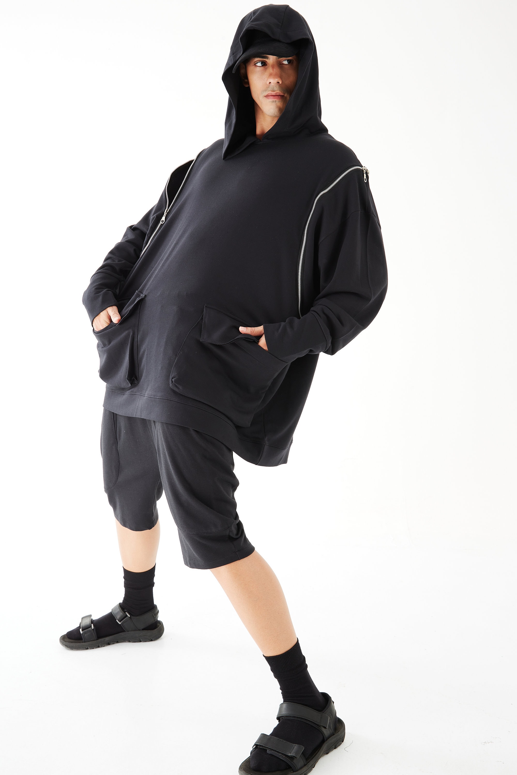 ★MAINBOOTH★Traveler Oversized Hoodie Sweater(NAVY)★正規品 Traveler Hoodie Iconic Navy – Valldoreix