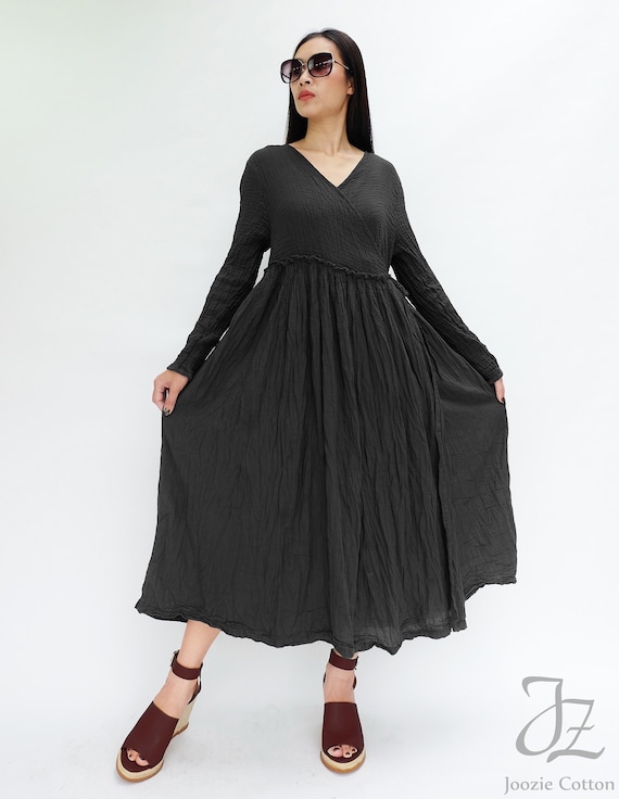 NO.251 Long Sleeve Wrap Dress Casual 
