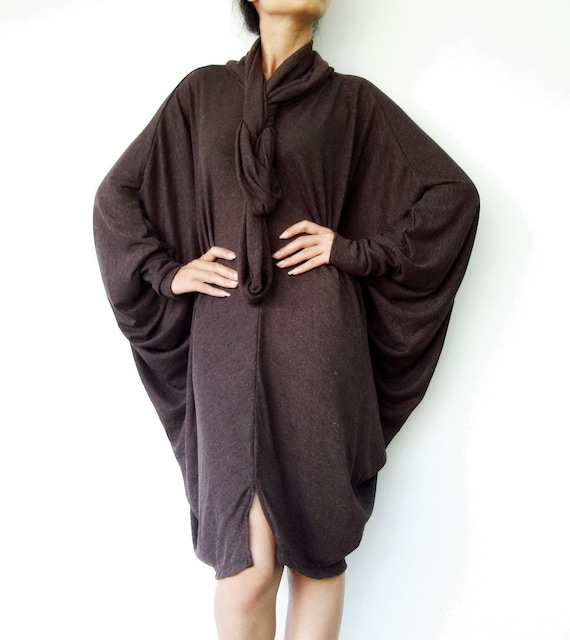 brown batwing dress Hypnotic Batwing Mini Dress  Elizabeth Anthony