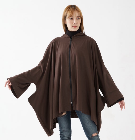 NO.179 Women s Long Sleeve Full zip Oversized Hoodie Jacket