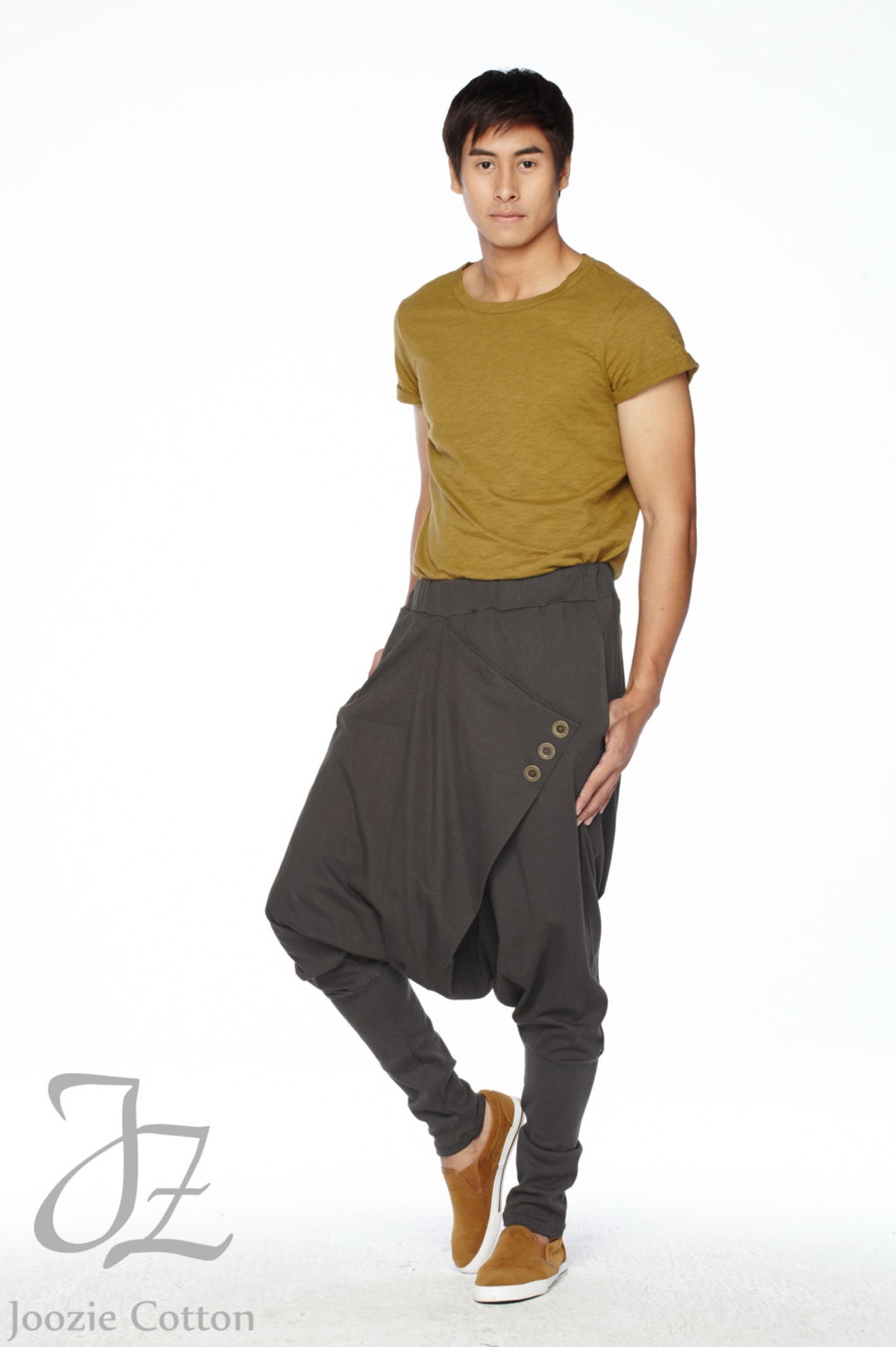 【THE MOZZ】Moanne Half Pants Drop Crotch Pants – Metamorphoza