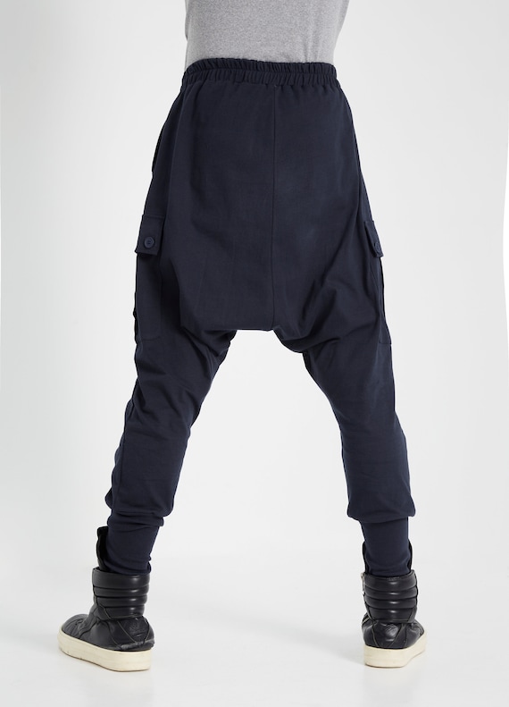 Drop crotch cargo joggers sale