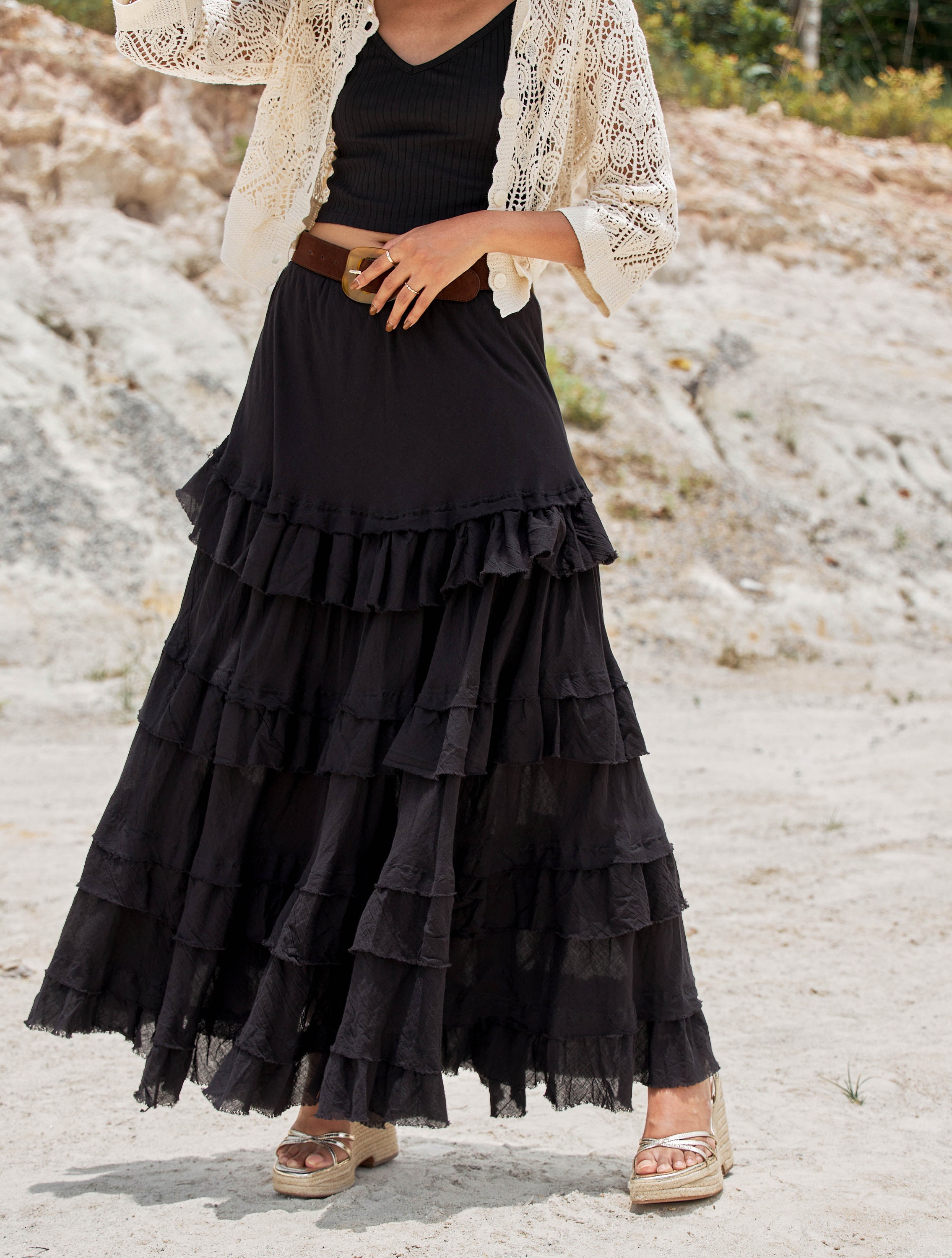 スカート musinsastandardwoman Women's High Waist Long Skirt Dusty Bei WSHBSK8986_CLDST_DPA.jpg?v=