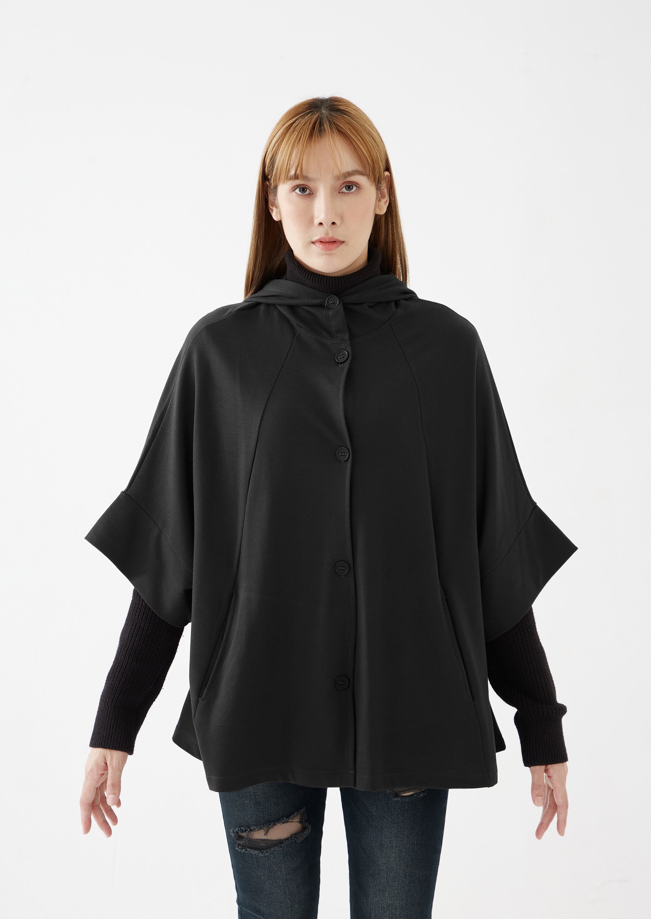 NO.283 Women's Short Sleeve Hooded 
