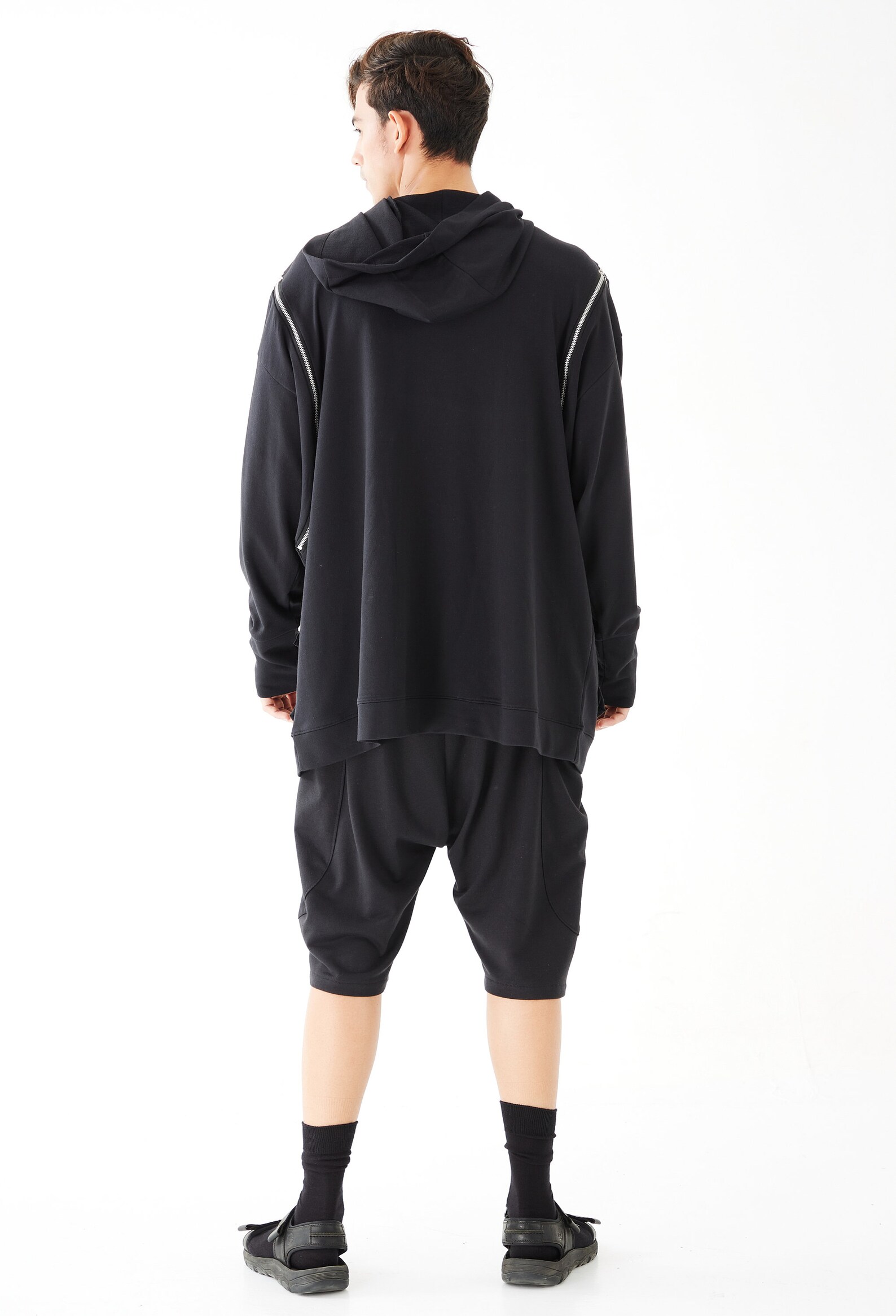 NO.277 Men's Oversized Hoodie Sweater Zipper Detail Etsy