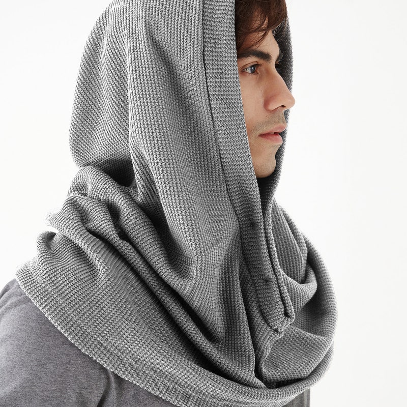 Hoodie and scarf Sweatshirt