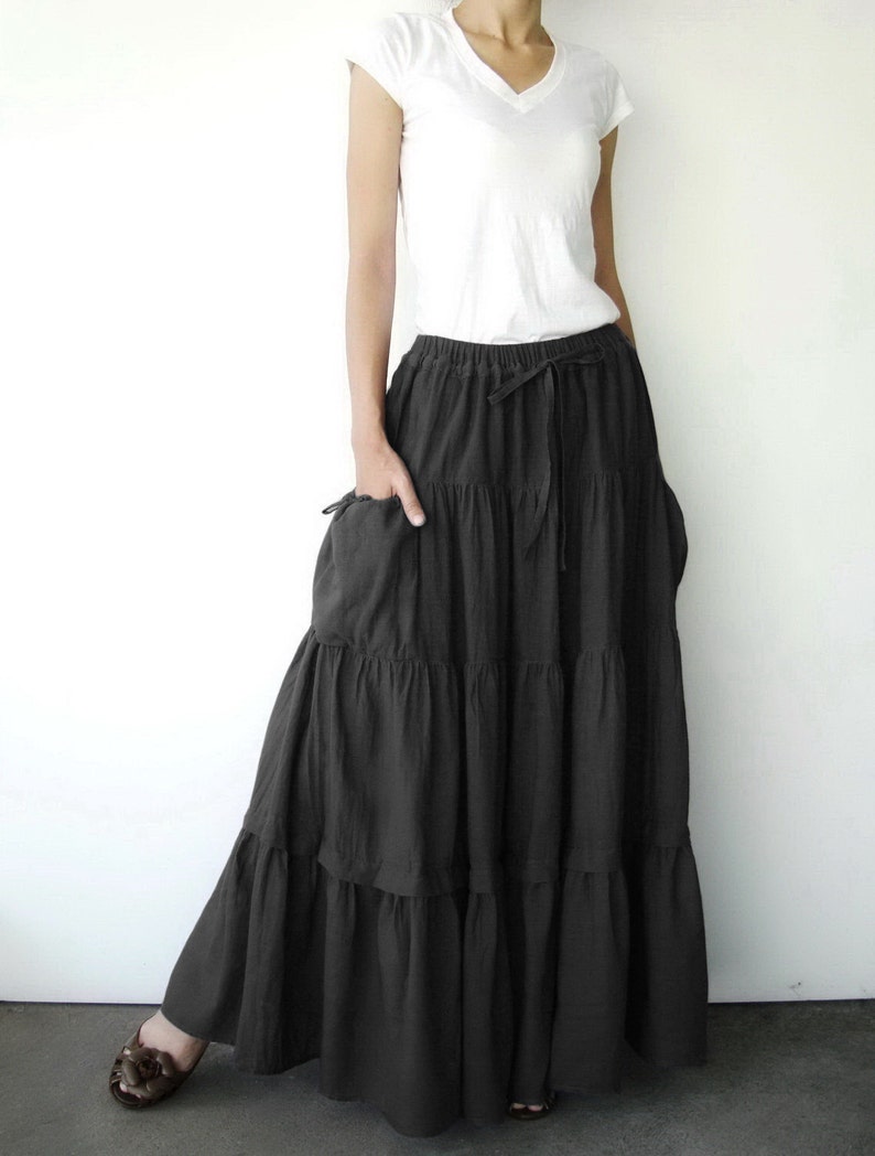 long peasant skirt