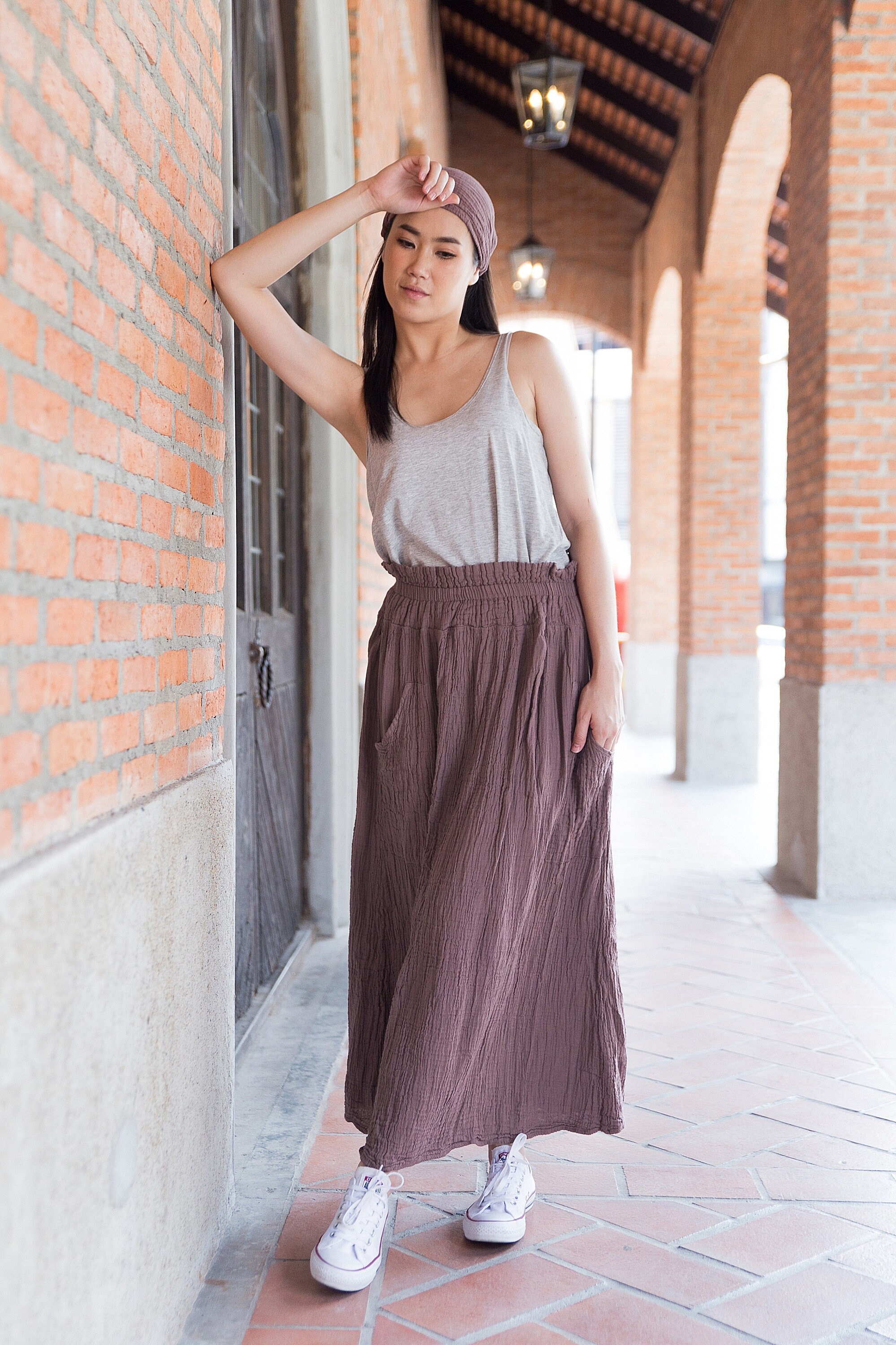 【NONCODE】Nero pocket pleats skirt Nero pocket pleats skirt - NONCODE | 60% - Asian Fashion