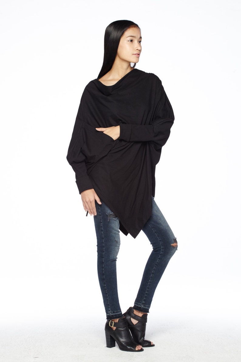 cotton jersey tunic