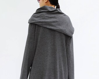 Ropa De Invierno Para Mujer, Sexy, Elegante, De Manga Larga, Cálida, Casual, Cuello En V, Suéteres Con Capucha De Talla Grande, Caqui
