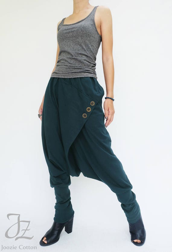Linen Drop Crotch Pants (MADE TO ORDER) – shopindigene.com