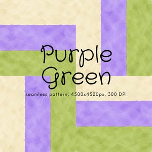 Lavender Green Digital Paper, Watercolor Pattern, Seamless Design, Printable Background, Wallpaper Pattern