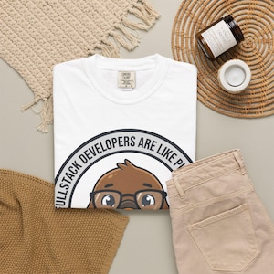 Fullstack Platypus Funny Programmer T-Shirt - Developer Badge Tee, Fullstack Humor Gift for Coders