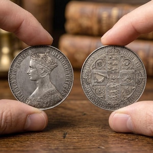Two shilling coin - Etsy 日本