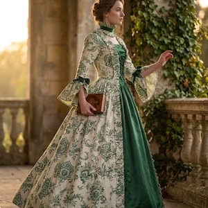 my fair lady green dress Costume Edwardian velvet fashion