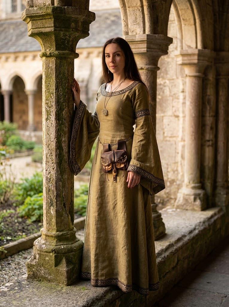 green irish wedding dresses Celtic Dress collection_fall