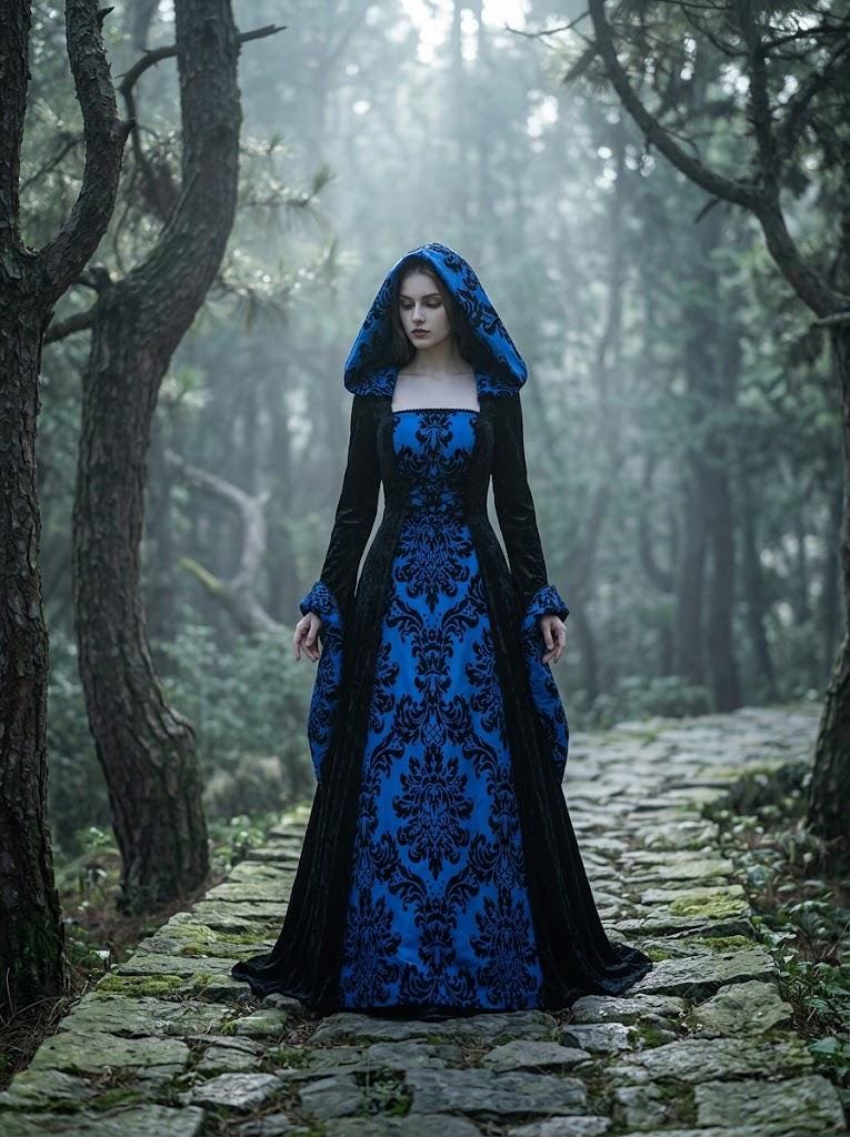 Hooded Corset Dress