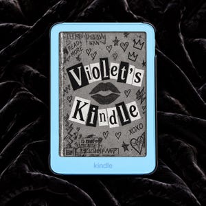 Personalized Kindle Lock Screen, Custom Name, Y2K Scrapbook Style (Digital Download)