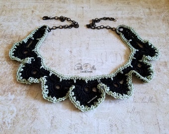 PDF/Ebook PATTERN: Aimee Choker Crochet Necklace by GothDollie