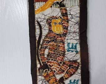 Batik Handmade Painted African Art Cloth Textile Fabric 100% cotton F.R. #02