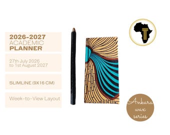 Slimline weekly - 2026-2027 Academic Diary - From 27th July 2026 to 1st August 2027