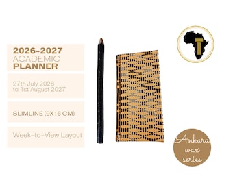 Slimline weekly - 2026-2027 Academic Diary - From 27th July 2026 to 1st August 2027