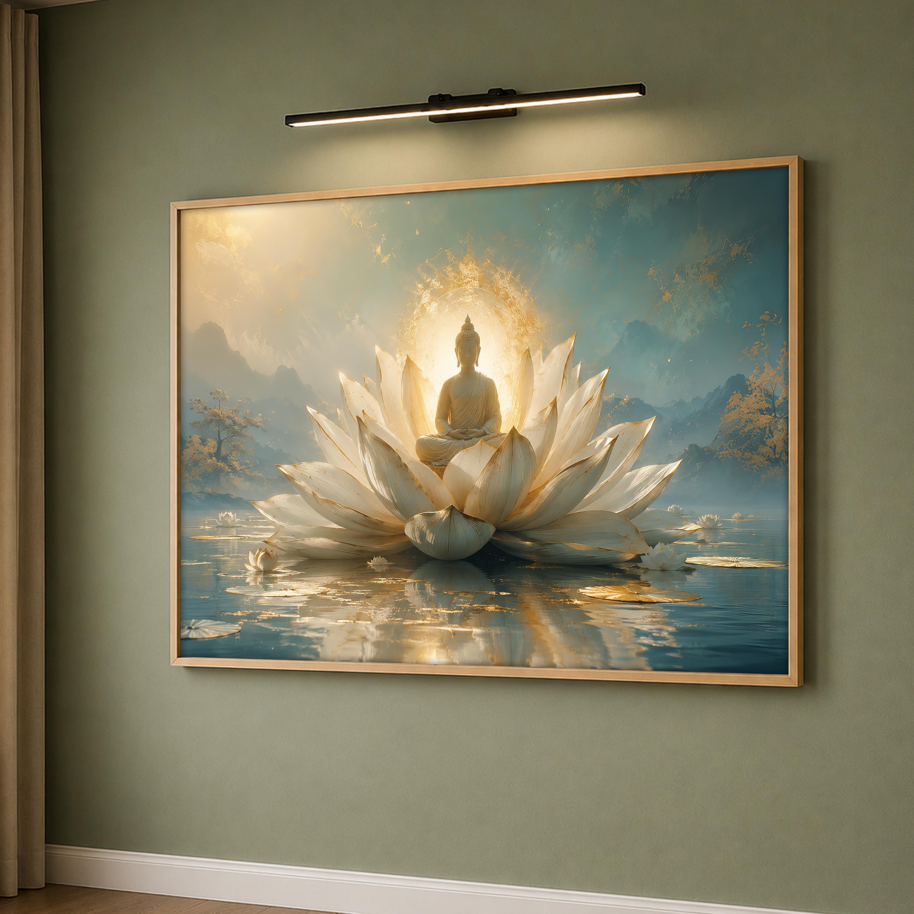 Japanese Buddha Painting - Etsy