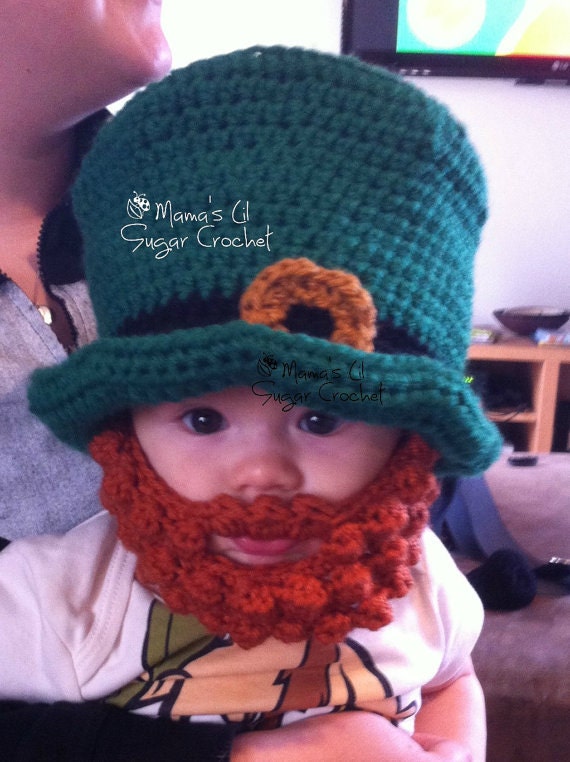 irish hat with beard