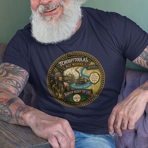 Tchoupitoulas Ale Works New Orleans Brewery Tee, Mississippi River Waterfront Gift