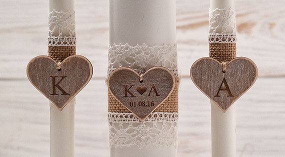 Magik Life Unity Candle Set - Wedding Ceremony & Reception – 6 Pillar & Two 10 Taper Candles – Long Burning Unity Candles for Marriage Ritual – Handmade in USA – Royal White