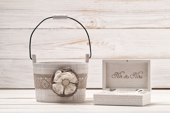 flower girl box basket