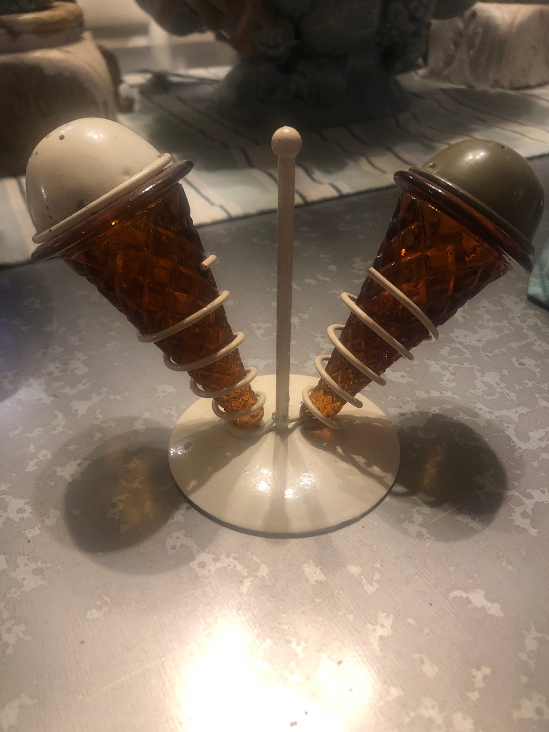 Salt and Pepper Shakers Collectible Salt and Pepper Ice Cream Etsy