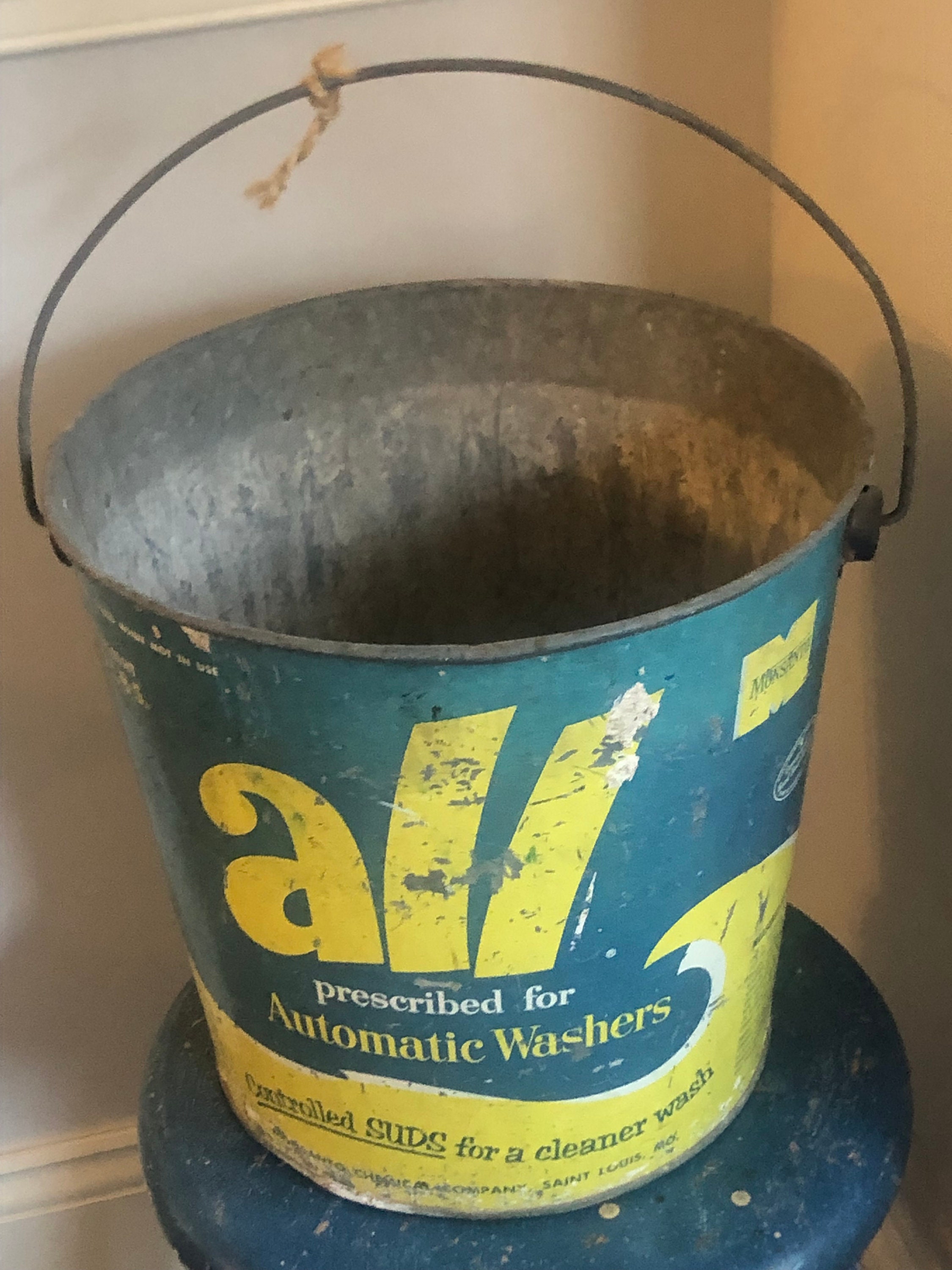 Aged Metal Wash Bucket. — Southside Allstars