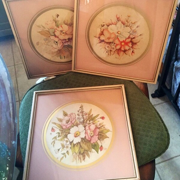 Floral Watercolor Paintings Etsy