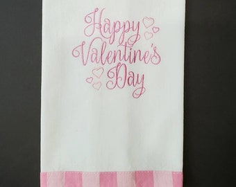 Happy Valentines Day Kitchen Towel