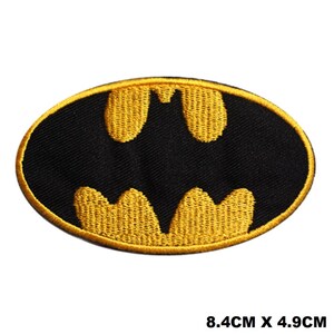 Batman Superheldenfilm Strijk-/Naaipatch Geborduurde Patch Badge Applicatie voor Kleding