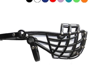 Whippet Muzzle - European Style Whippet Muzzle - Dog Muzzle - Lightweight - Size 1 open