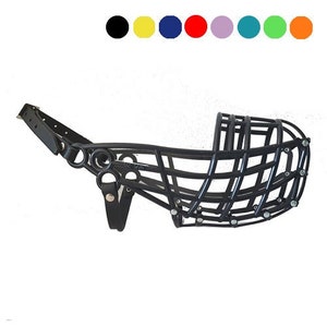 Lurcher Muzzle - Large Whippet or Small Greyhound Muzzle - European Style Greyhound Muzzle - Dog Muzzle - Lightweight - Size 2 open