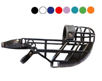 Bozal para galgos - Bozal para galgos estilo europeo - Acolchado - Talla 3 cerrada