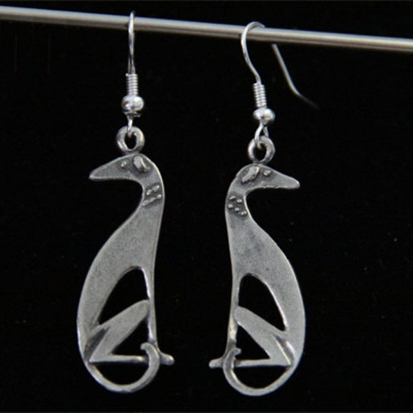 Greyhound Earrings - Whippet Galgo Earrings