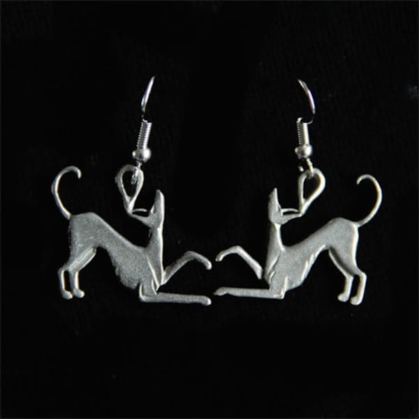 Podenco Earrings - Ibizan Hound - Podenco Playbow Earrings - Anubis Earrings - Jewelry