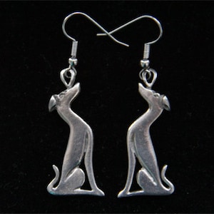 Greyhound Earrings - Whippet Galgo Earrings