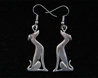Greyhound Earrings - Whippet Galgo Earrings