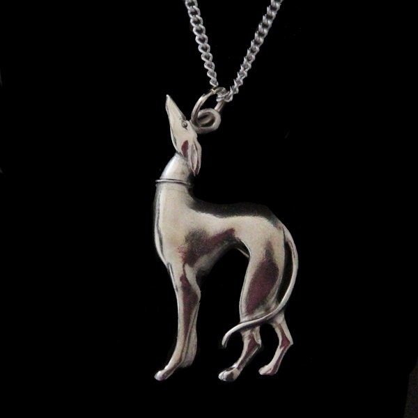 Lurcher Pendant Etsy UK