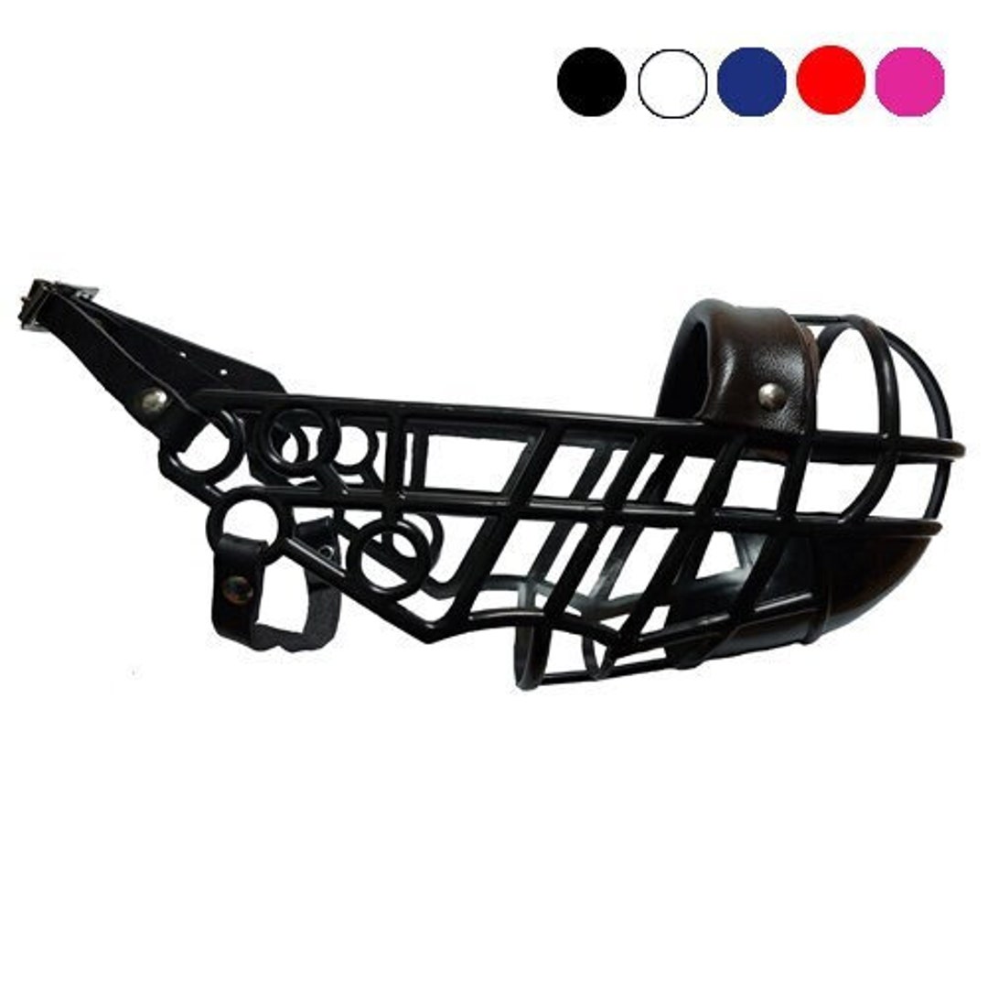 Lurcher Muzzle Large Whippet or Small Greyhound Kennel Muzzle European