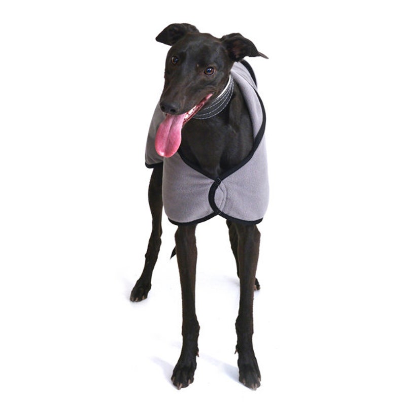 Greyhound Kennel Coat Whippet Fleece Coat 9 Sizes Etsy