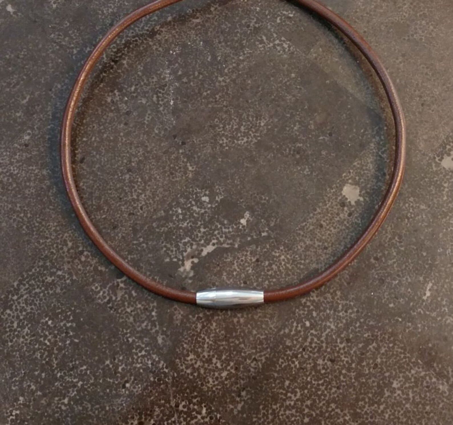 Leather Cord Necklace Men's Leather Necklace Natural Etsy