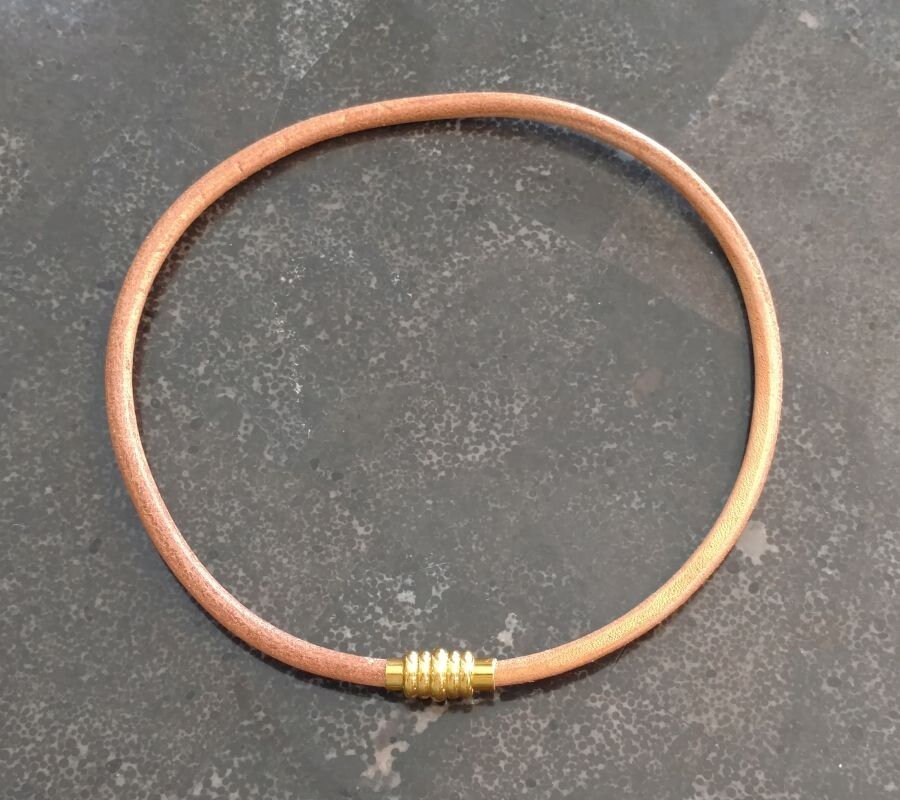 Leather Cord Necklace Men's Leather Necklace Natural Etsy