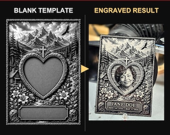 アルプスの記念碑テンプレート第2巻、山岳墓石の背景20種類、鷲と小屋のデザイン、レーザーPNG