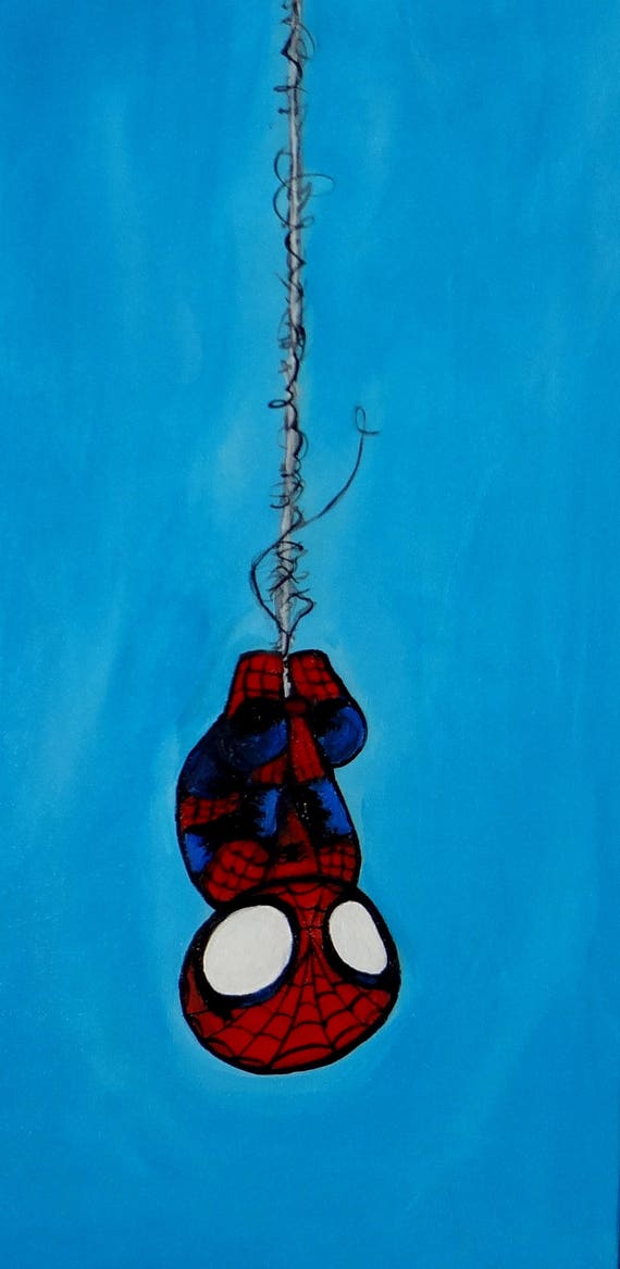 L Il Webcrawler Painting Quadri Fumetti Dipinti Peinture Etsy